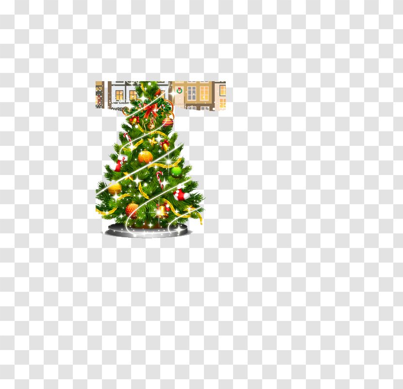 Christmas Tree Clip Art - Lights Transparent PNG