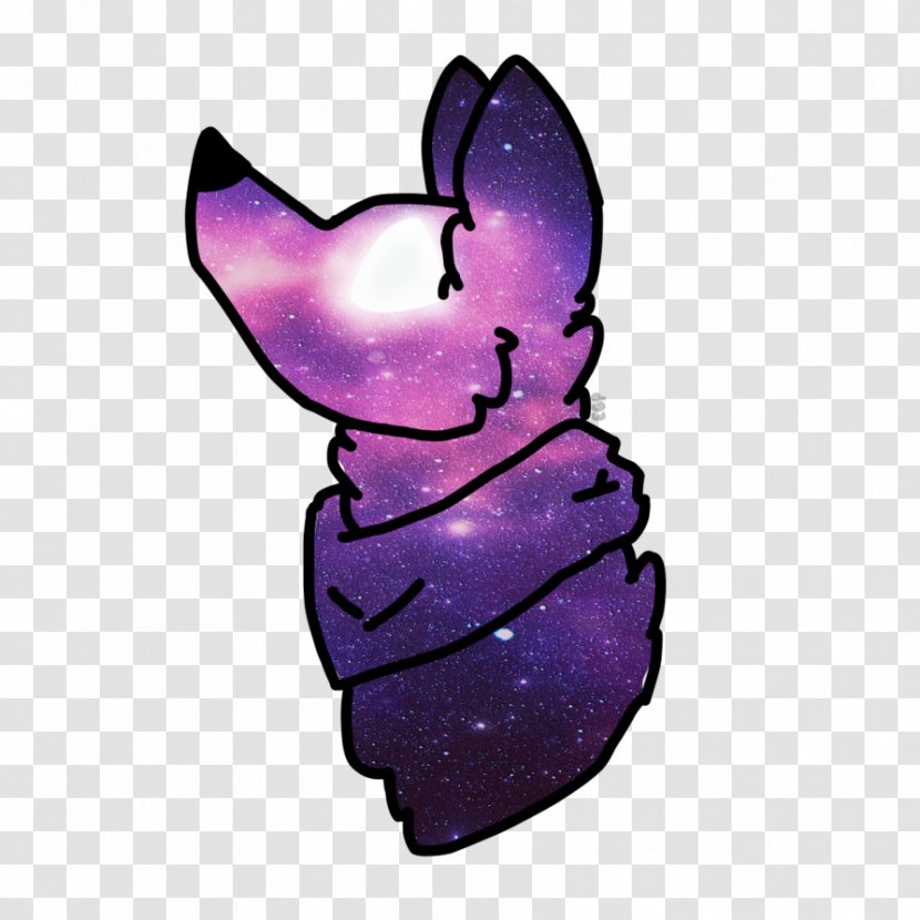 Drawing Gray Wolf Clip Art - Purple - Galaxy Transparent PNG