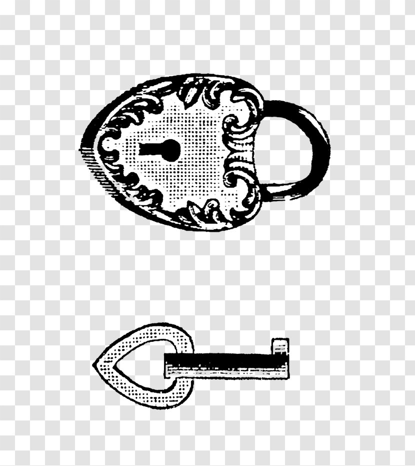 Victorian Era Clip Art Logo Lock And Key Image - Locks Transparent PNG