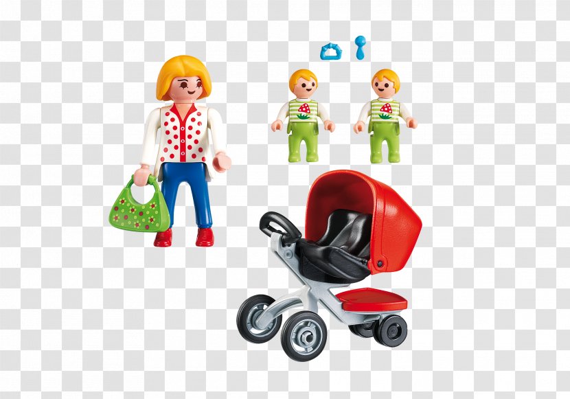 Playmobil Toy Child Shopping Cart Baby Transport - Doll - City Life Transparent PNG