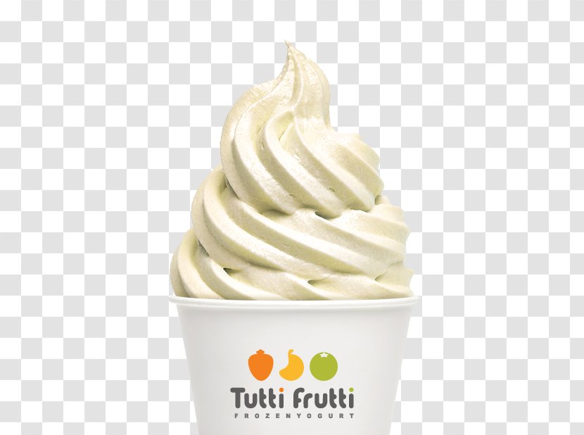 Frozen Yogurt Ice Cream Yoghurt Tutti Frutti Custard - Whipped Transparent PNG