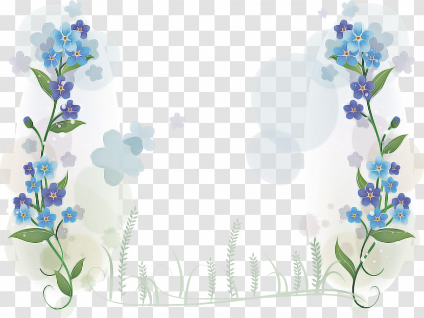 Flower Rectangular Frame Floral Rectangular Frame Transparent PNG