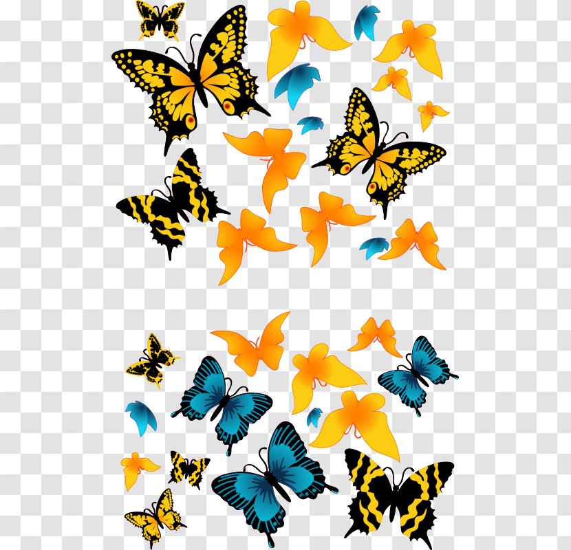 Monarch Butterfly Brush-footed Butterflies Insect Clip Art - And Moths Transparent PNG