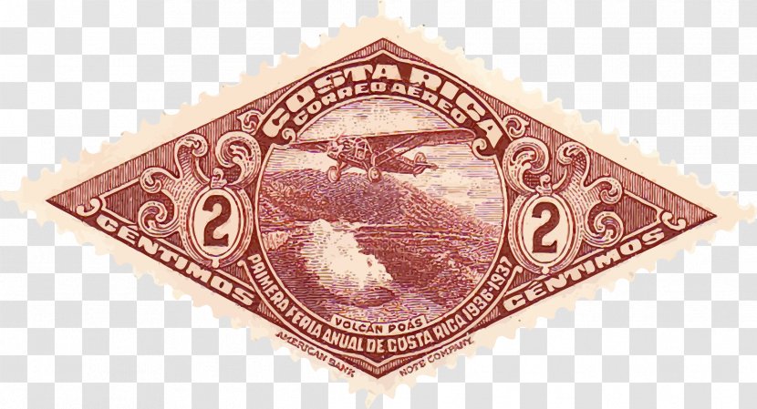 Costa Rica Postage Stamps Airmail Stamp - And Postal History Of Great Britain - Post Transparent PNG