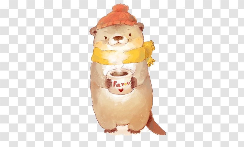 Otter Cartoon Homura Akemi Clip Art - Stuffed Toy Transparent PNG