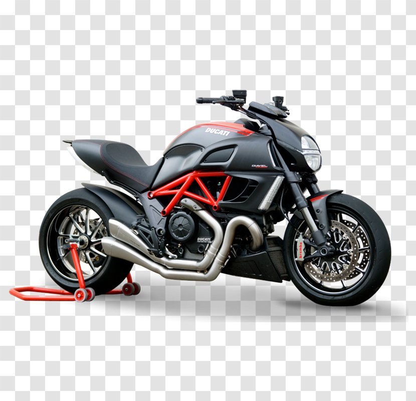 Exhaust System Car Ducati Diavel Motorcycle Transparent PNG