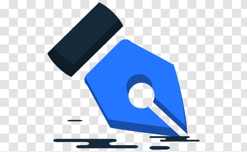 Fountain Pen Nib Icon - Advertising - A Tip Transparent PNG