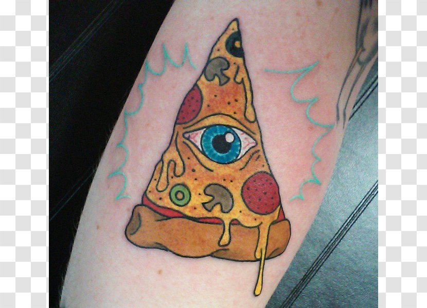 Old School (tattoo) Pizza Steve Abziehtattoo - Uncle Grandpa - Tattoos Illuminati Transparent PNG