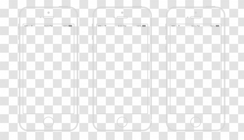 Brand Black And White - Pattern - Apple 6 Phone Line Draft Transparent PNG