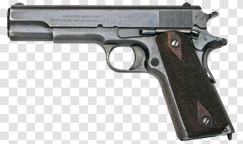 M1911 Pistol Airsoft Guns Blowback GBB - Gbb - 45 Colt Transparent PNG