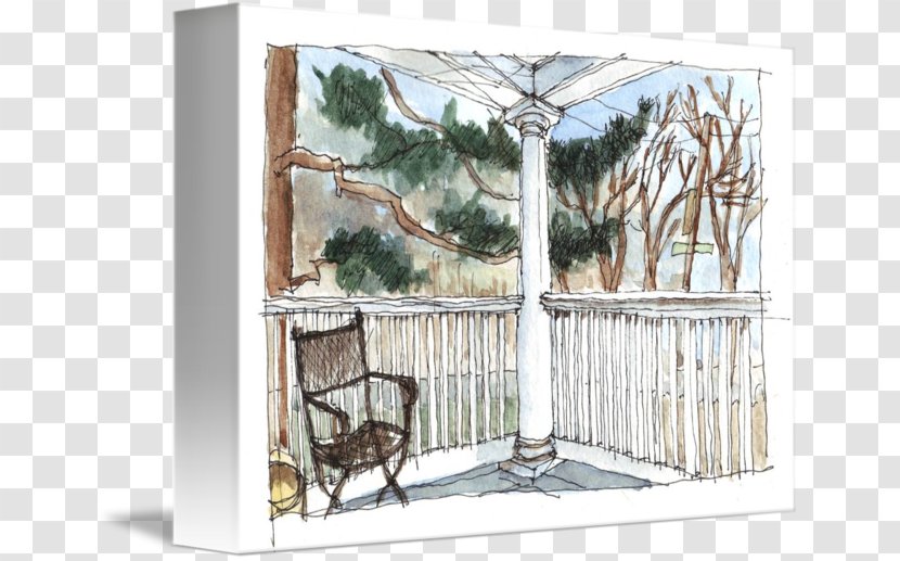 Fence Window Tree Paint Transparent PNG