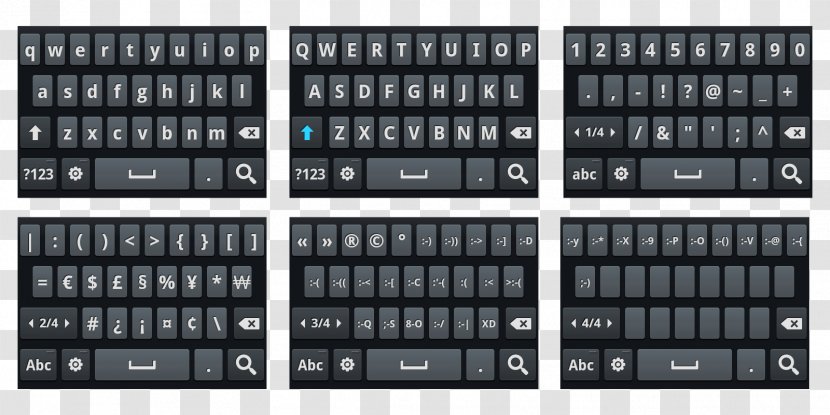 Computer Keyboard Space Bar Numeric Keypads Touchpad Laptop - Touchwiz Transparent PNG