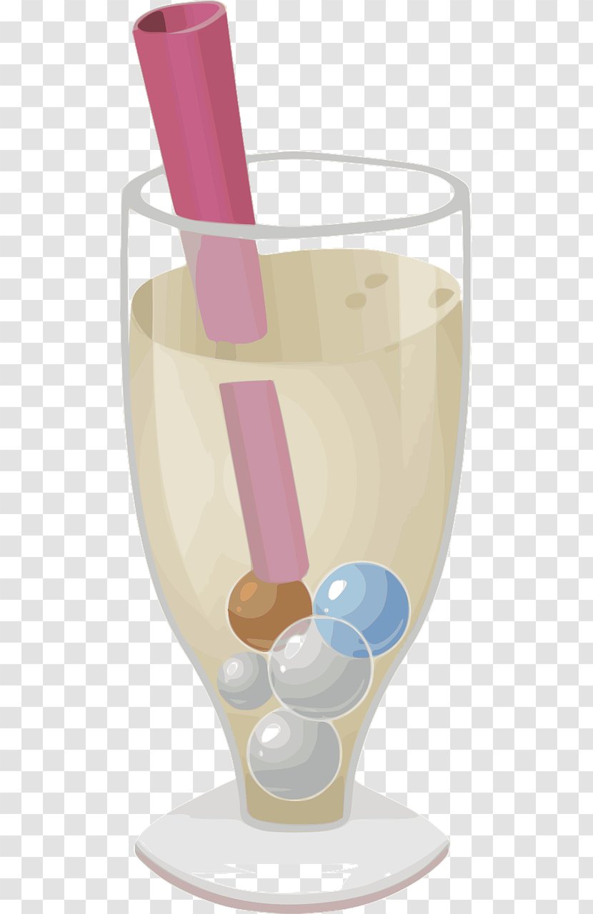 Bubble Tea Milk Beer Drink - Glass Transparent PNG