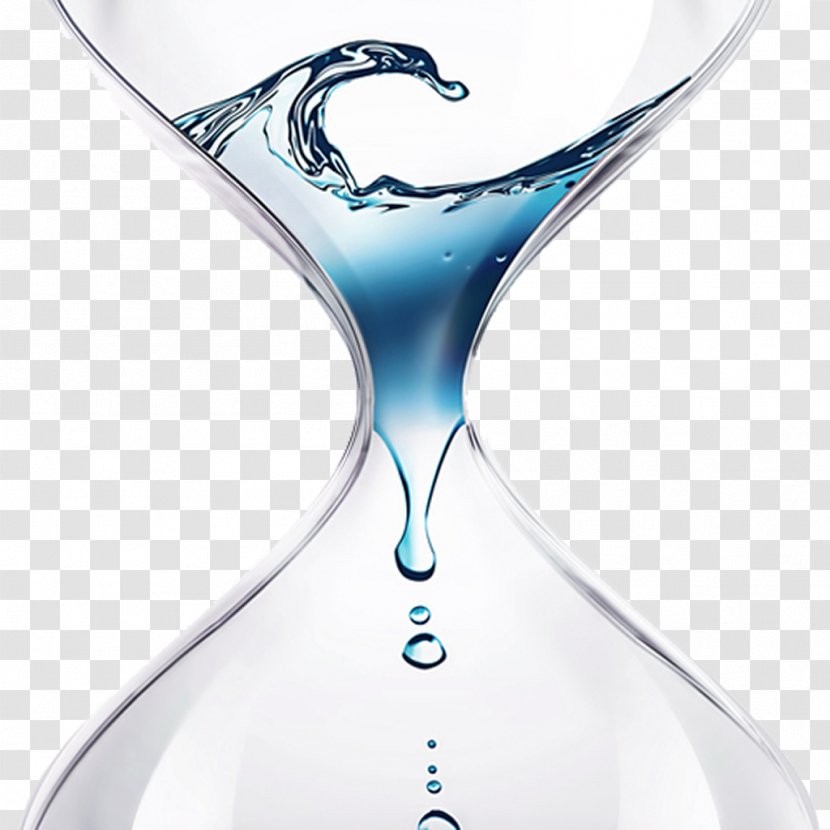 Hourglass Water Stock Photography - Drinkware Transparent PNG