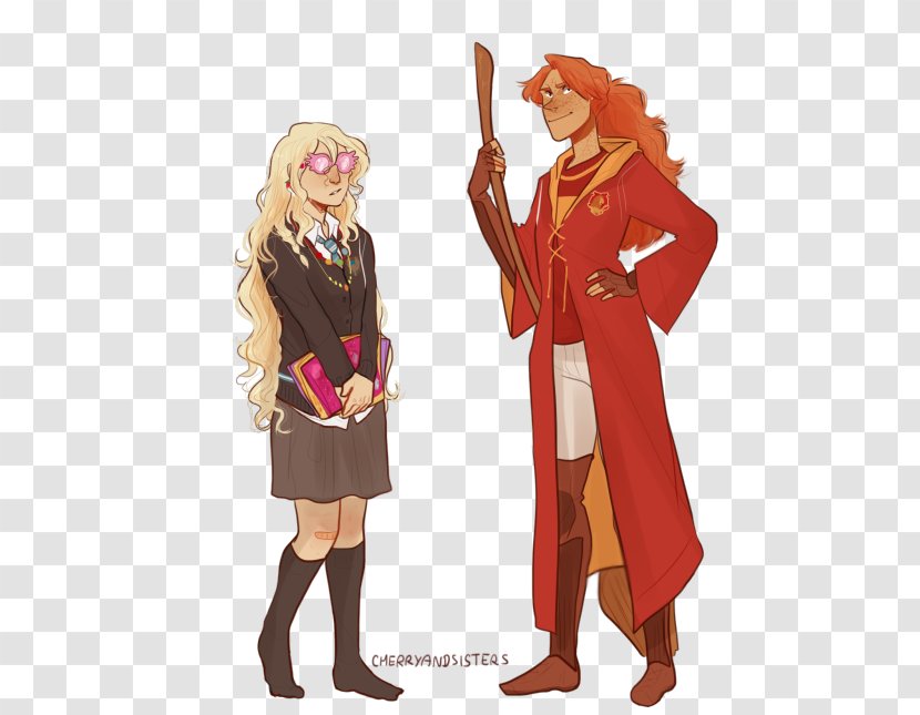 Harry Potter Ginny Weasley Luna Lovegood Pin - Heart - Cute Transparent PNG