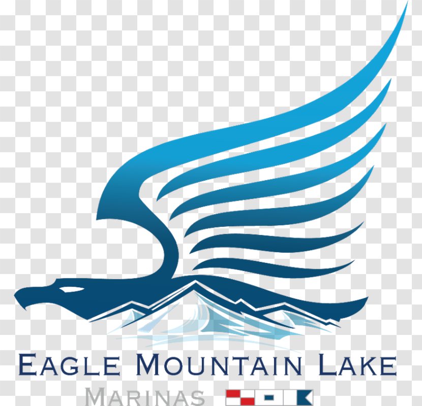 Logo Eagle Mountain Lake Graphic Design Brand Font - Wing Transparent PNG