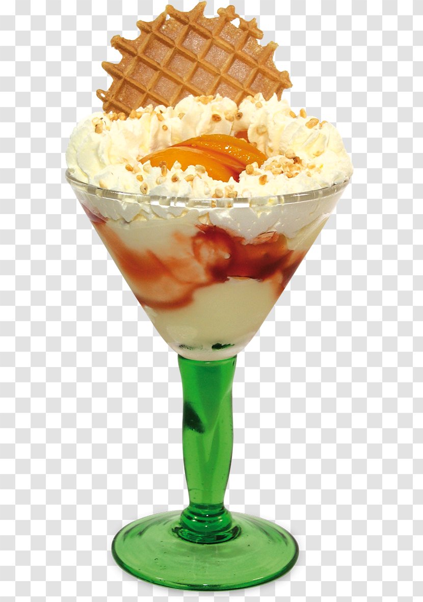 Sundae Gelato Knickerbocker Glory Parfait Ice Cream - Dondurma Transparent PNG