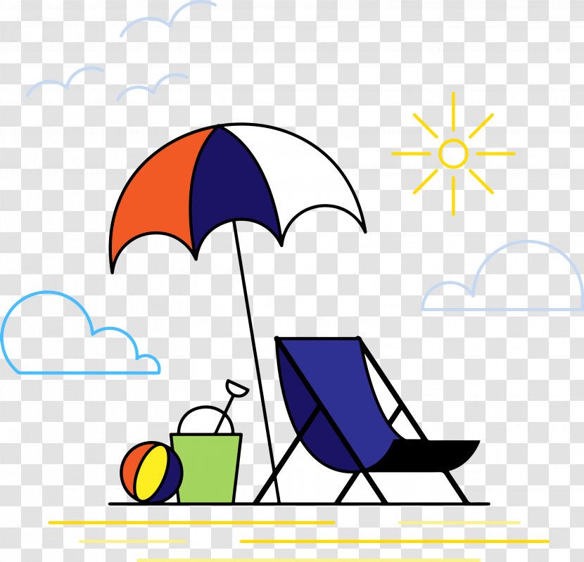 Graphic Design Clip Art - Artwork - Beach Casual Vector Transparent PNG