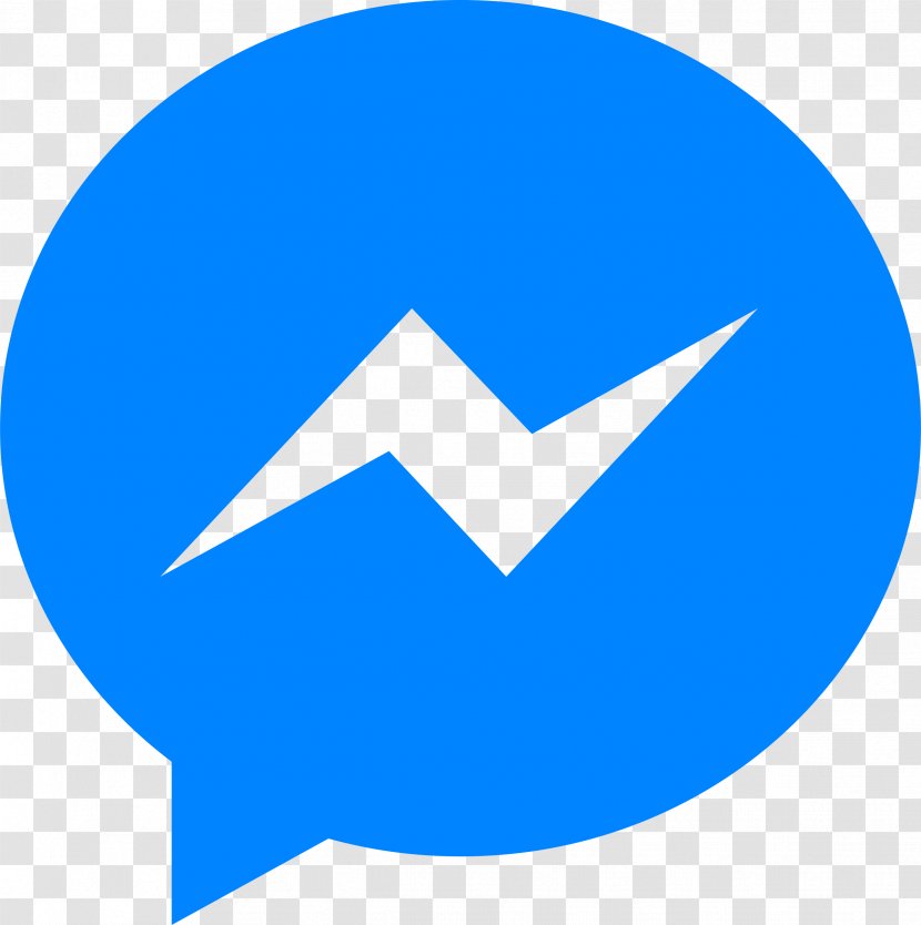 Facebook Messenger Messaging Apps Social Media - Triangle Transparent PNG