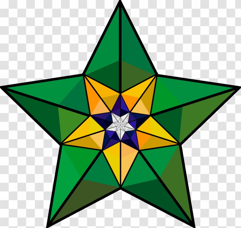 Star Brazil Heptagram - Symmetry Transparent PNG