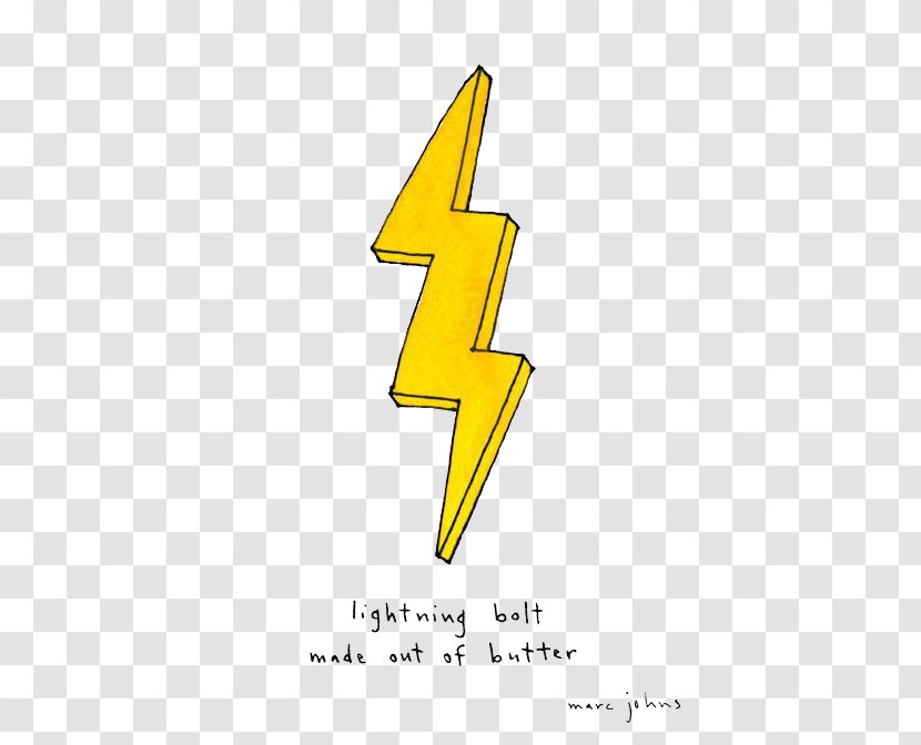 Lightning Drawing Clip Art - Yellow - Symbol Transparent PNG