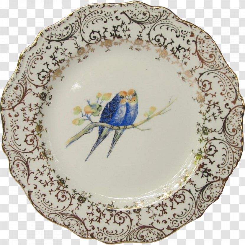 Plate Platter Saucer Blue And White Pottery Cobalt - Porcelain Transparent PNG