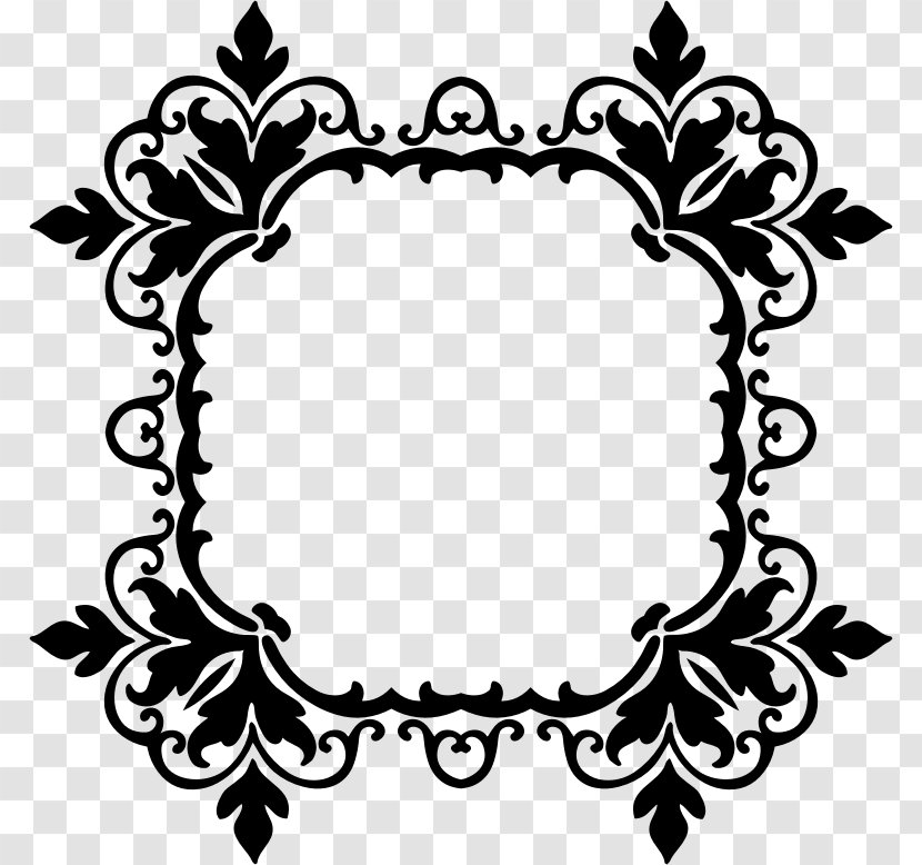 Picture Frames Damask Clip Art - Visual Arts - Scrapbooking Transparent PNG