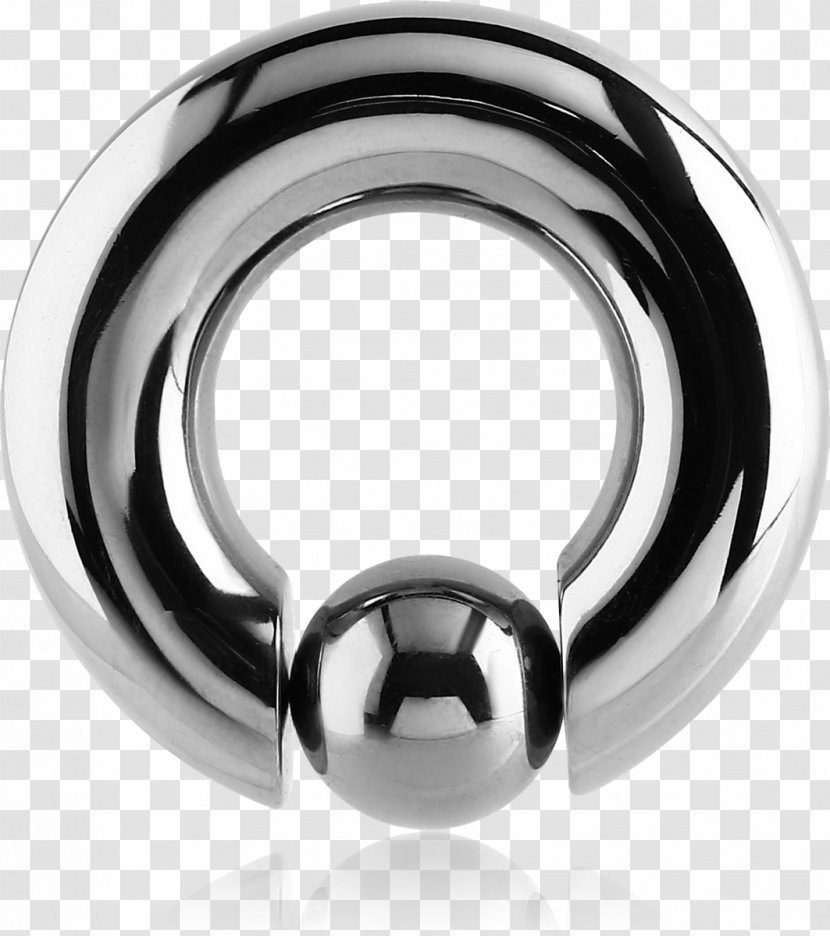 Captive Bead Ring Titanium Surgical Stainless Steel Body Jewellery Transparent PNG