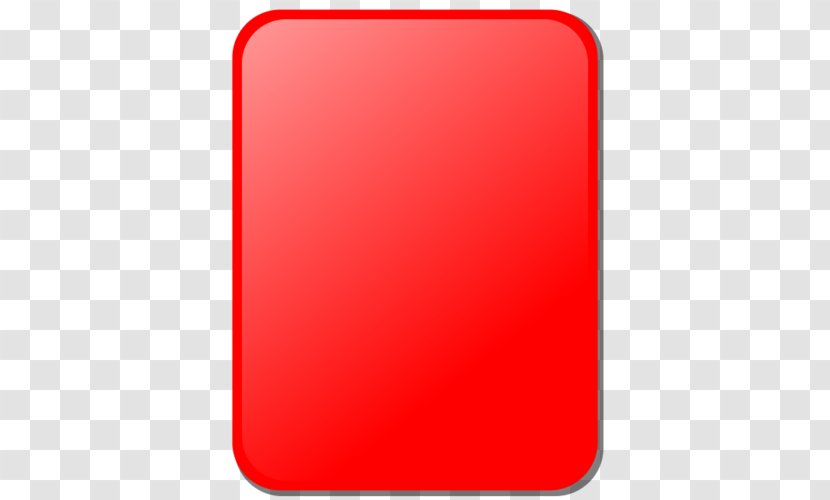 Red Card Penalty Carton Vert Football - Handball Transparent PNG