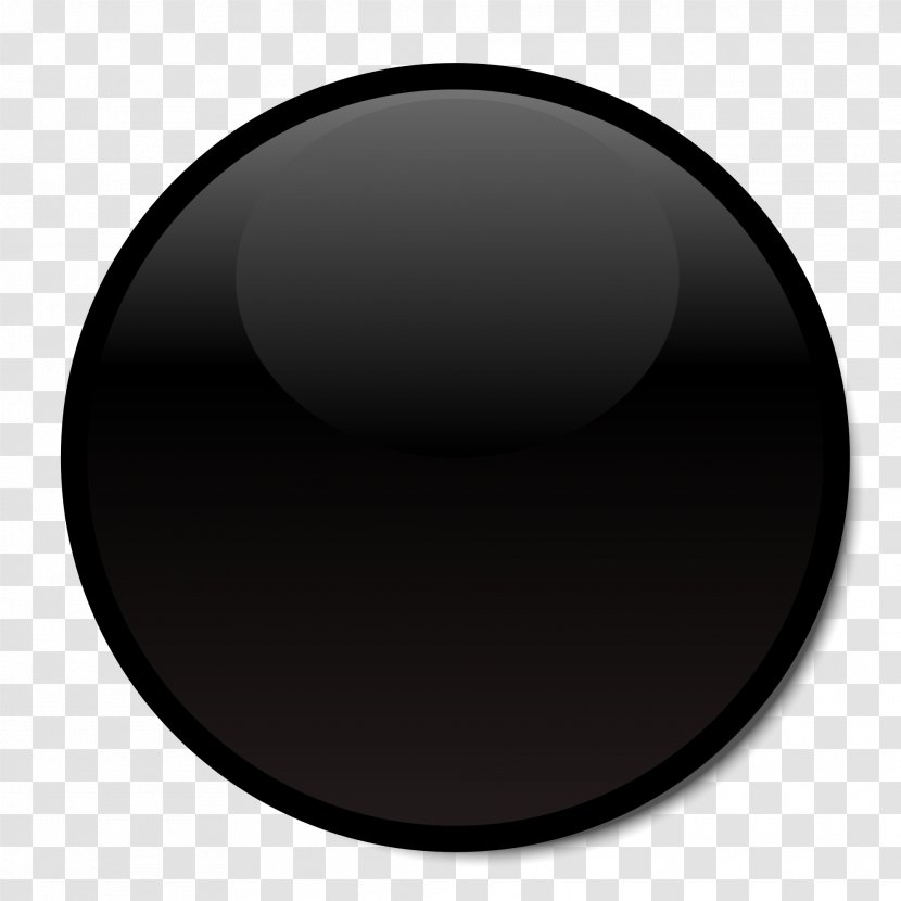 Circle Sphere Symbol Font - Black Transparent PNG
