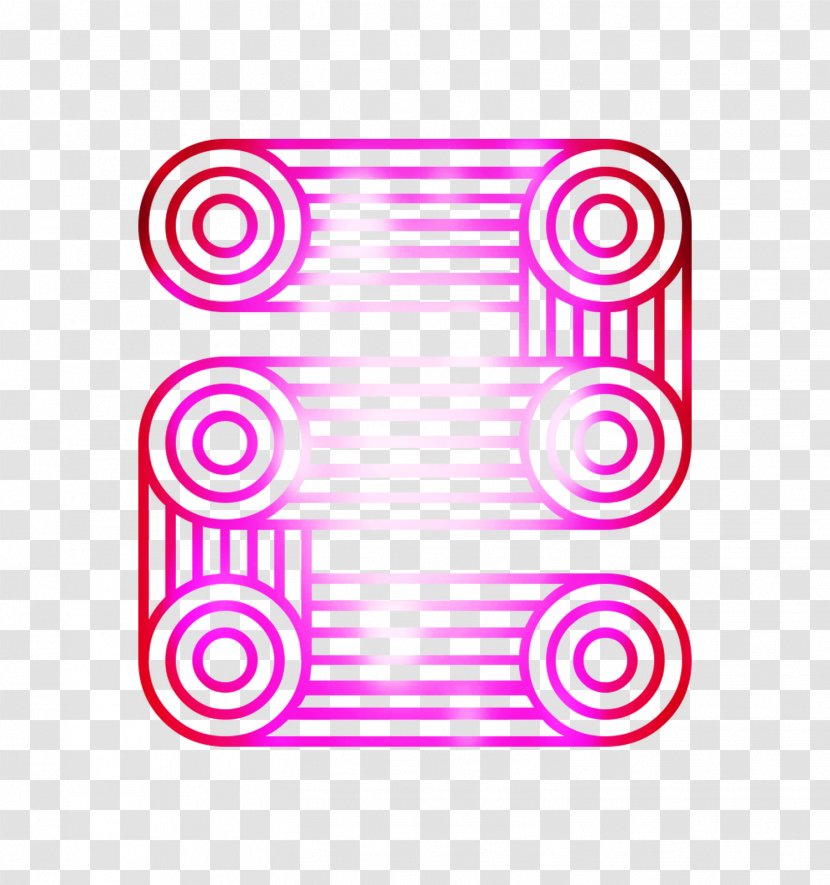 Pink M Font Point Line Pattern - Magenta - Violet Transparent PNG