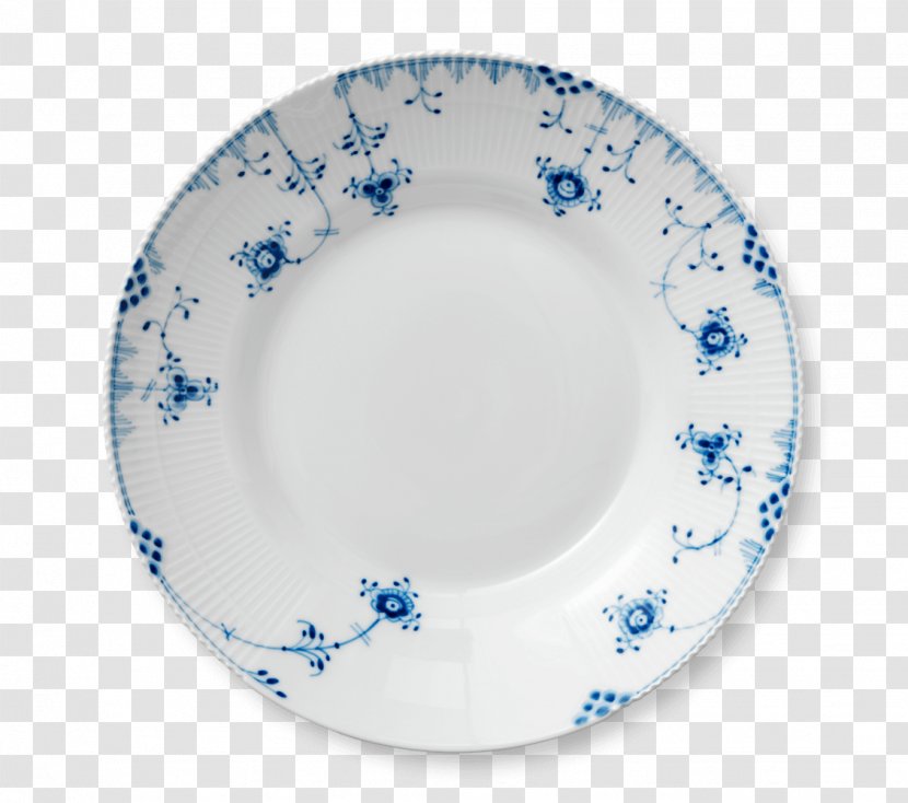 Plate Royal Copenhagen Bowl Mug Porcelain - Blue And White - Pasta Transparent PNG