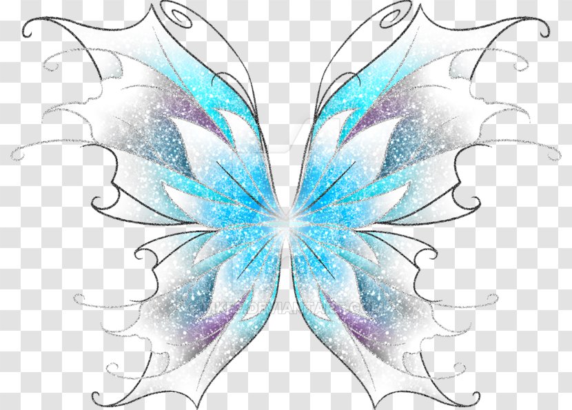 Butterfly Fairy Pattern - Drawing - Fallings Angels Transparent PNG