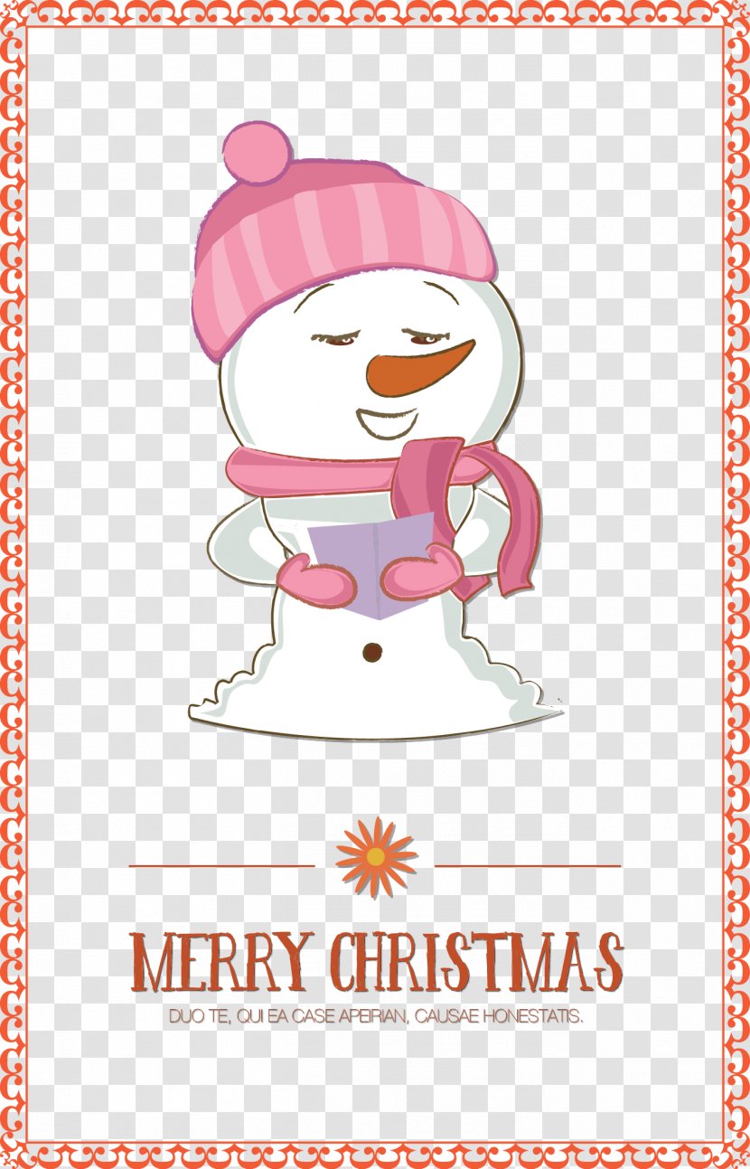 Snowman Illustration - Area - Vector Transparent PNG