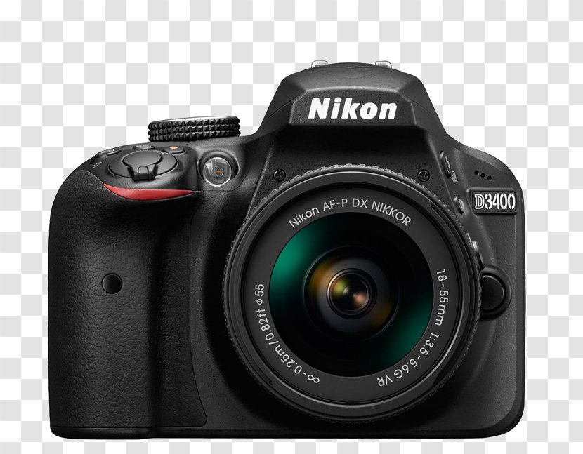 Nikon D3300 D3400 D3200 D3100 AF-S DX Zoom-Nikkor 18-55mm F/3.5-5.6G - Camera Lens Transparent PNG