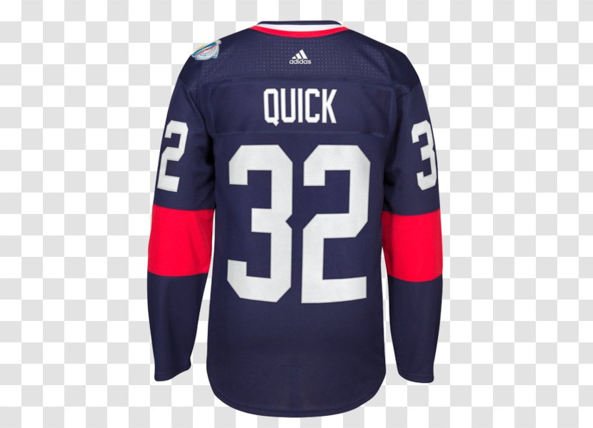 2016 World Cup Of Hockey United States National Men's Team Canada Ice League Jersey - Sports Fan - Adidas Transparent PNG