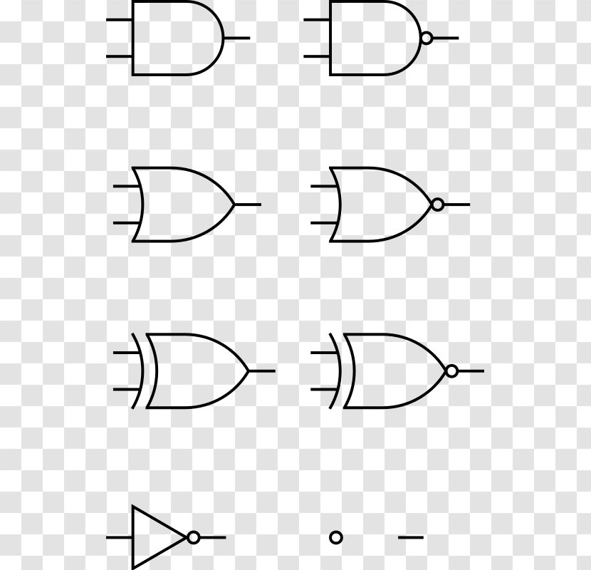 Logic Gate AND Electronic Circuit Clip Art - Parallel - DIGITAL Transparent PNG