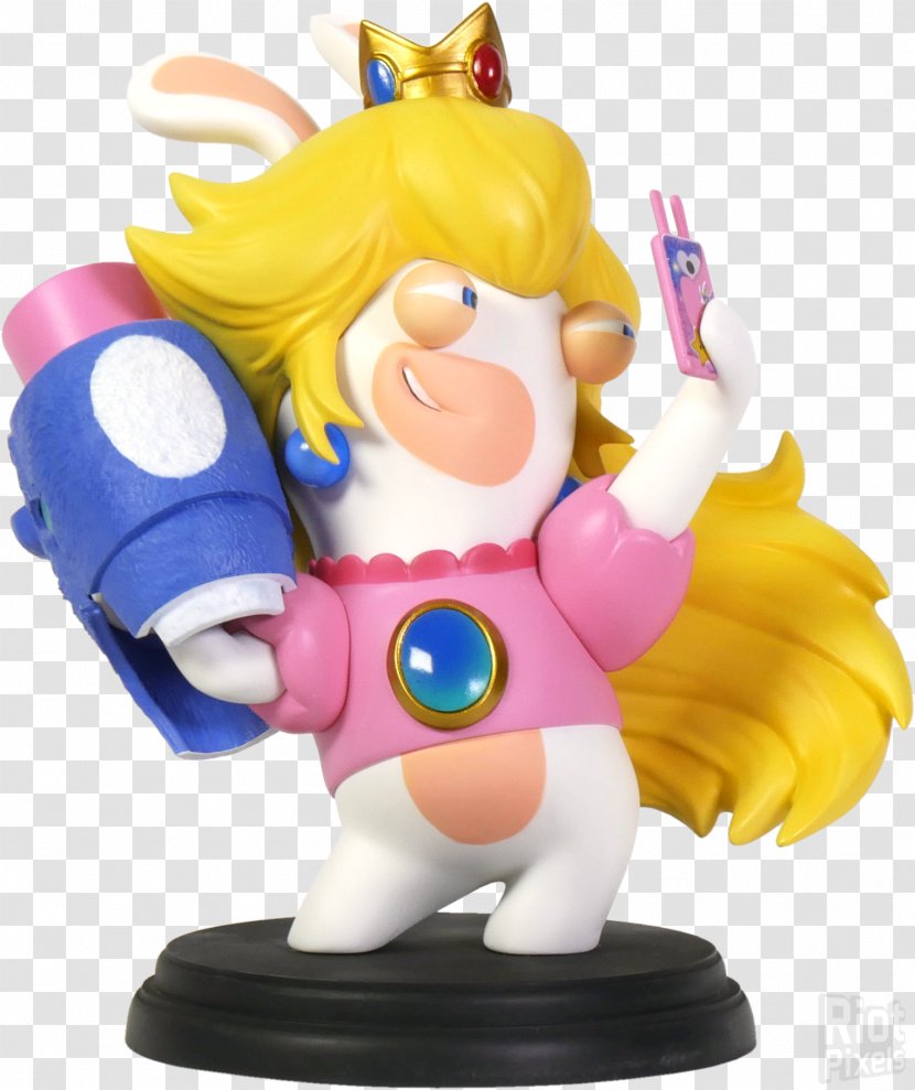 Mario + Rabbids Kingdom Battle Princess Peach Luigi Action & Toy Figures Transparent PNG