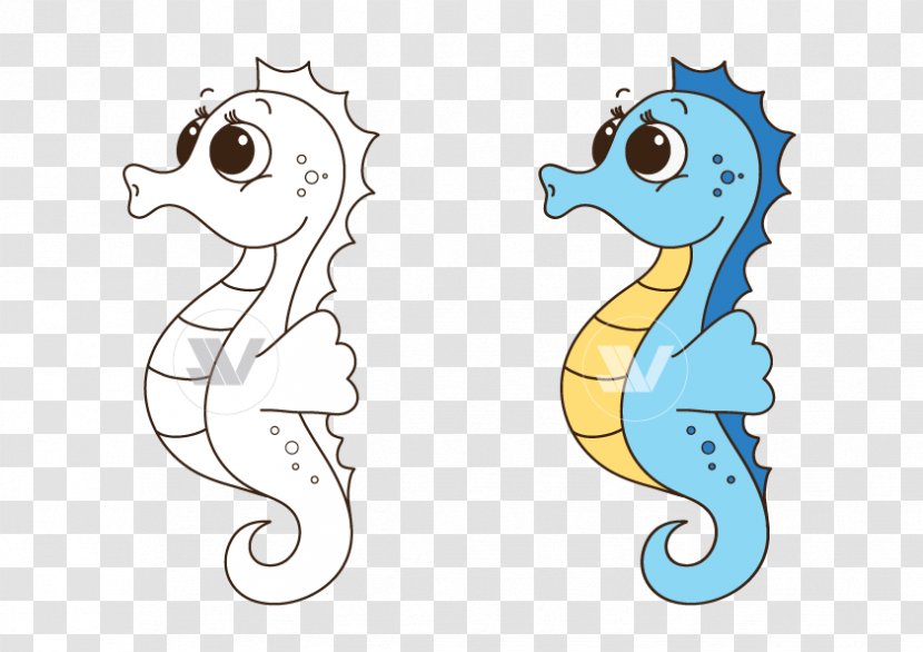 Seahorse Cuteness Clip Art - Syngnathiformes - Under Sea Transparent PNG