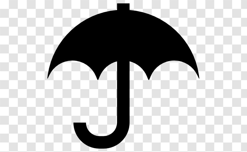 Umbrella Symbol Sign - Monochrome Photography Transparent PNG