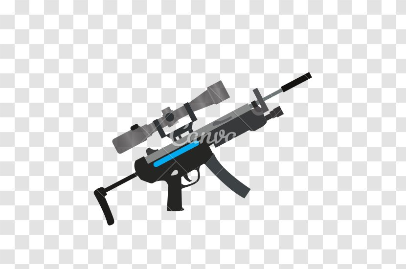 Weapon Firearm - Drawing - Machine Gun Transparent PNG