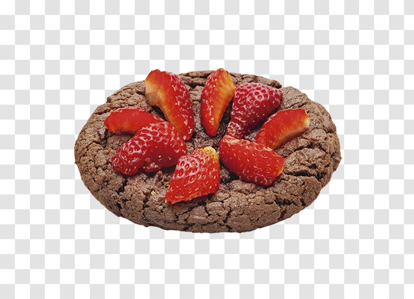 Strawberry Chocolate Brownie Flourless Cake Biscuits - Strawberries - Fruity Cookies Transparent PNG