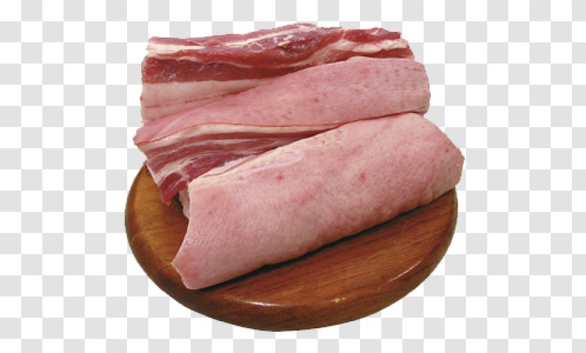 Back Bacon Domestic Pig Spare Ribs Ham - Silhouette Transparent PNG