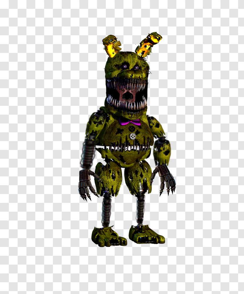 Five Nights At Freddy's 3 Jump Scare Nightmare Sketch - Birthday - Trap House Transparent PNG