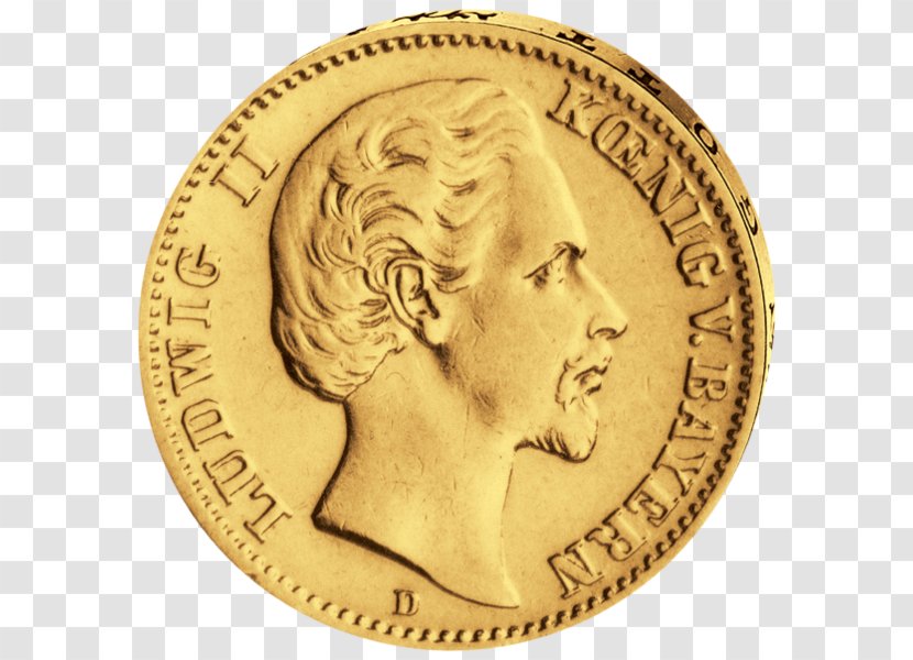 Gold Coin Kingdom Of Bavaria German Empire - History Transparent PNG