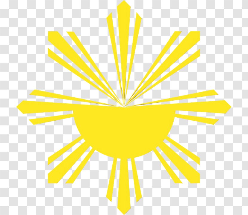 Flag Cartoon - Philippines - Yellow Drawing Transparent PNG