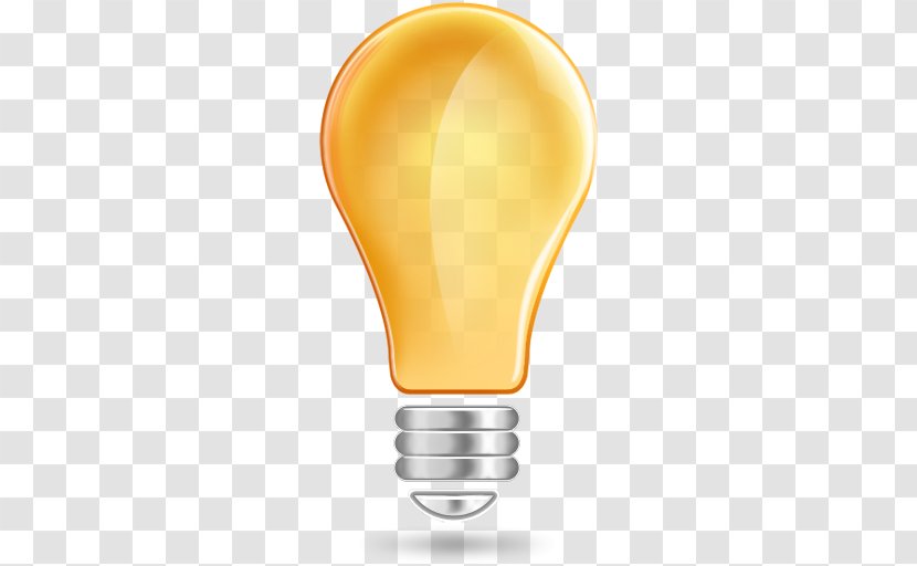 Incandescent Light Bulb Electricity Icon - Symbol Transparent PNG