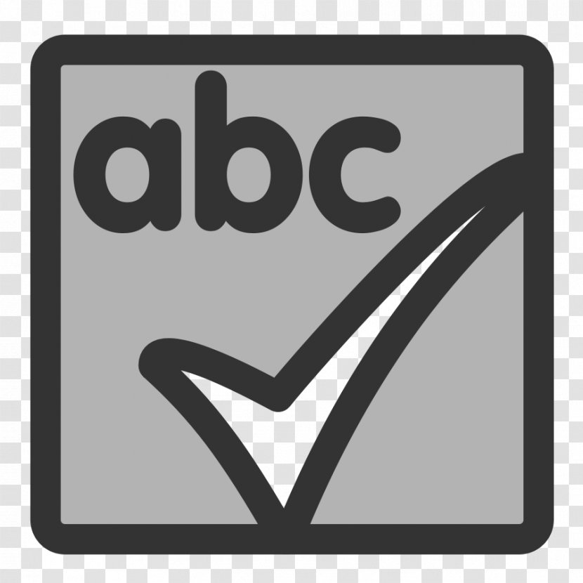 Spell Checker Spelling Symbol Clip Art - Logo - Check Transparent PNG