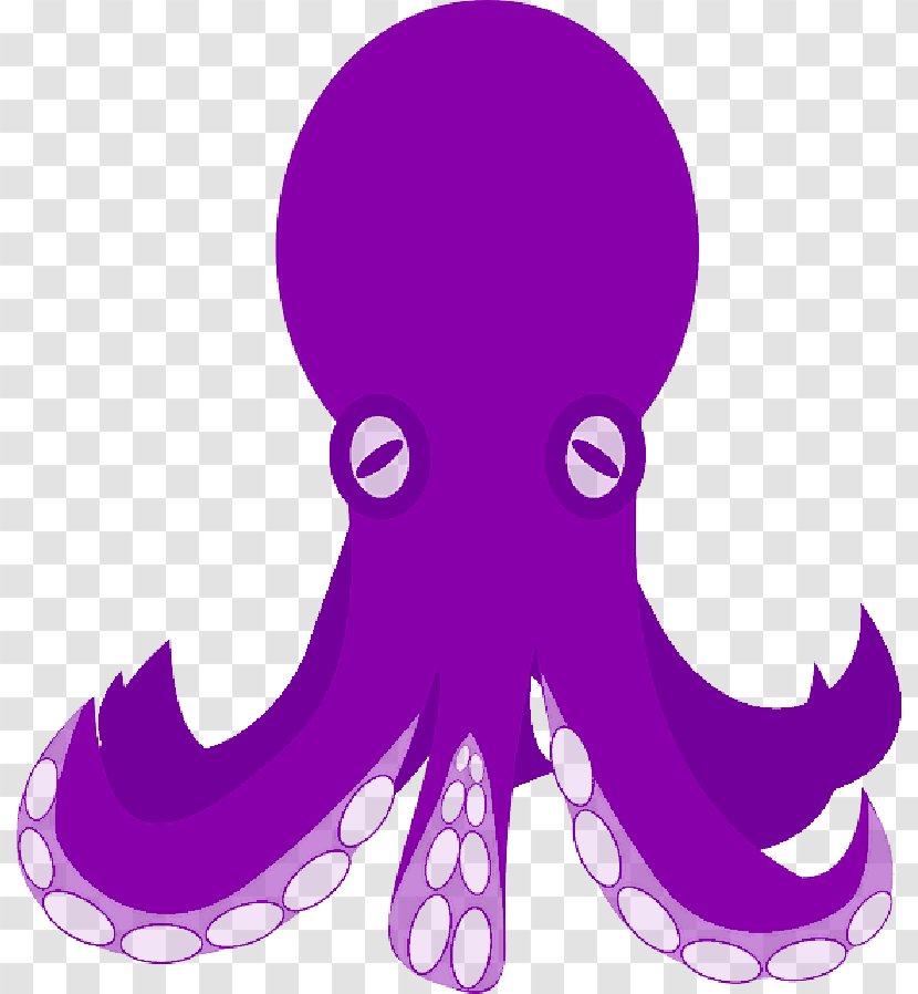 Clip Art Octopus Vector Graphics Openclipart Image - Fictional Character - Tenticle Bubble Transparent PNG
