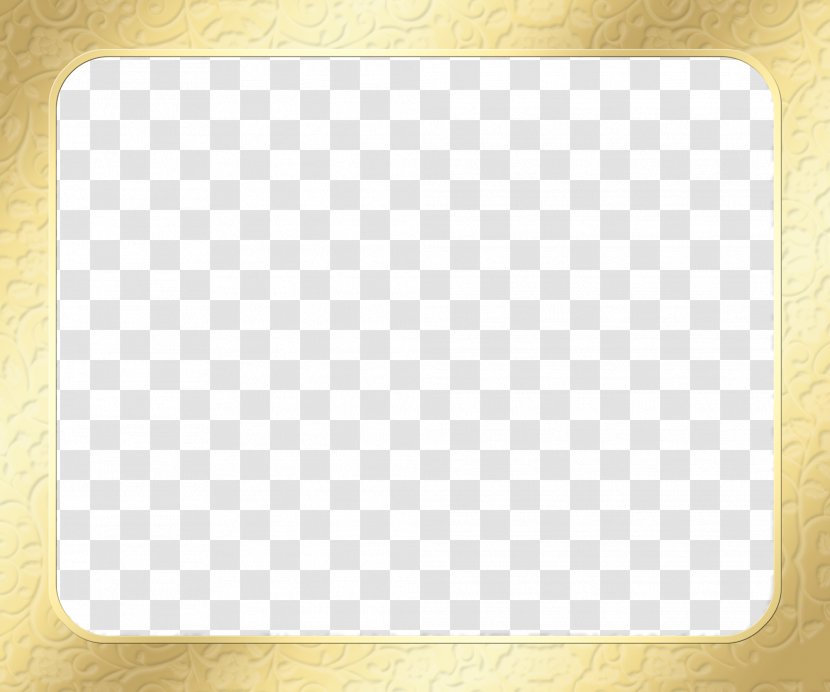 Square, Inc. Pattern - Symmetry - Classical Ornate Gold Frame Transparent PNG